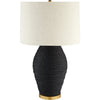 Black, Antique Brass, White