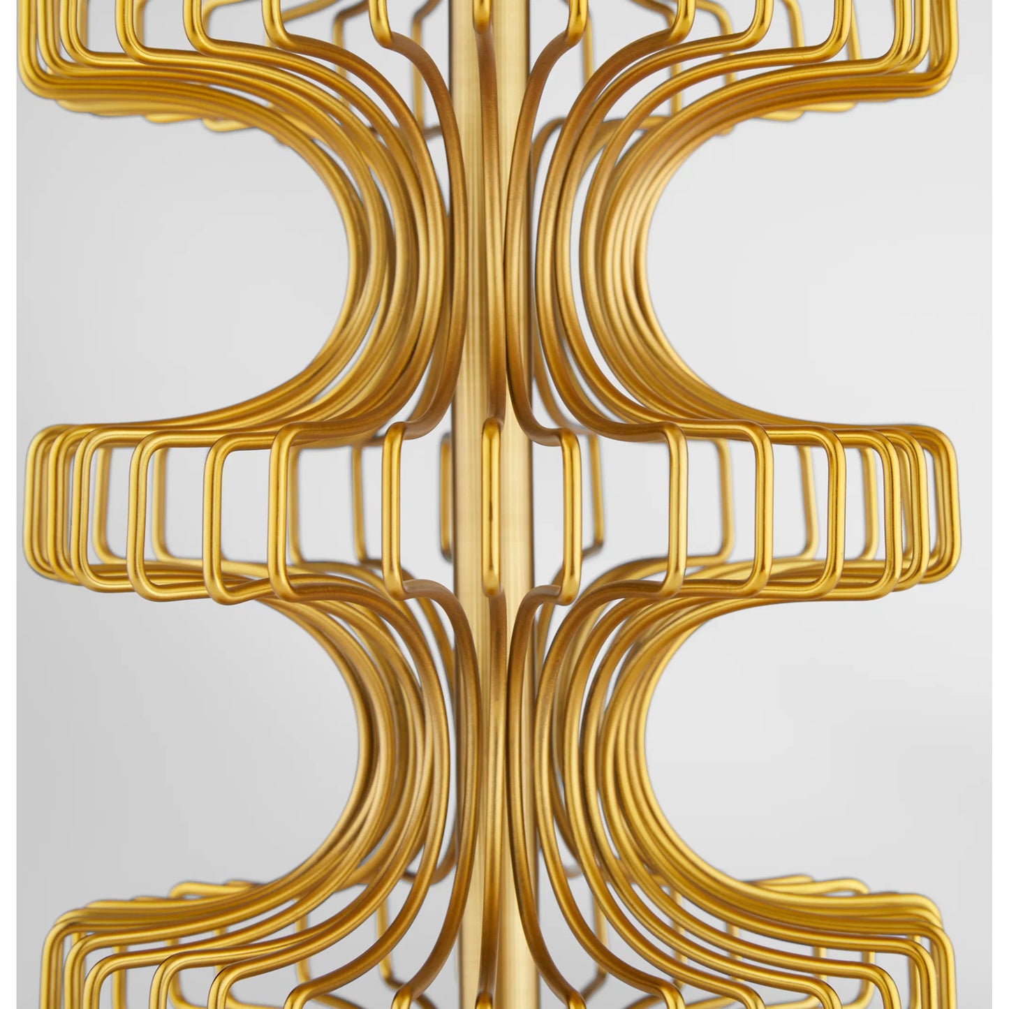 004 SI-2444930 | Closeup | Eero Table Lamp by Cyan Design in antique brass, beige. Made from stainless steel, iron, linen in a modern style.