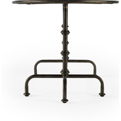 Kira Metal Cocktail Table by Butler Specialty Company in oil rubbed bronze and bronze. Made from steel, aluminum in a modern style.