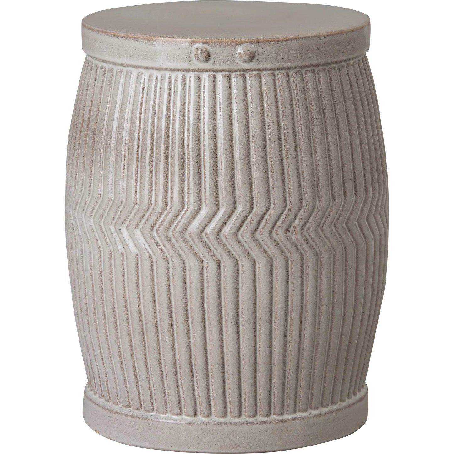 000 SI-2630370 | Primary Silo | Dolly Indoor/Outdoor Tub Garden Seat by Emissary in gray and glossy glaze. Made from ceramic in a unique style.