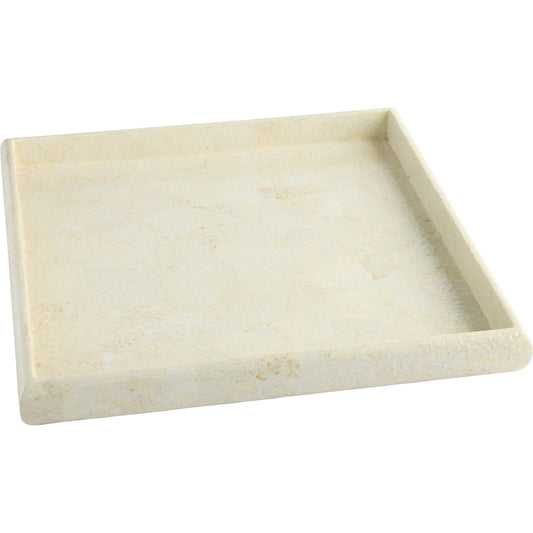 Celestial Tray by Cyan Design in eggshell lacquer. Made from eggshell lacquer, mdf in a unique style.
