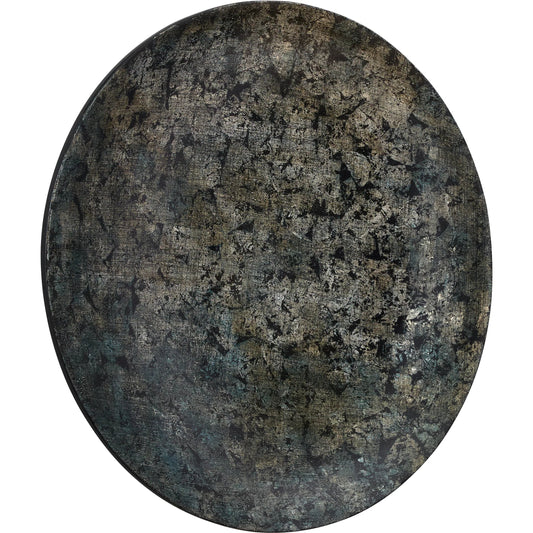 Lunar Wall Decor by Cyan Design in silver, blue, black. Made from spun bamboo, mdf in a unique style.