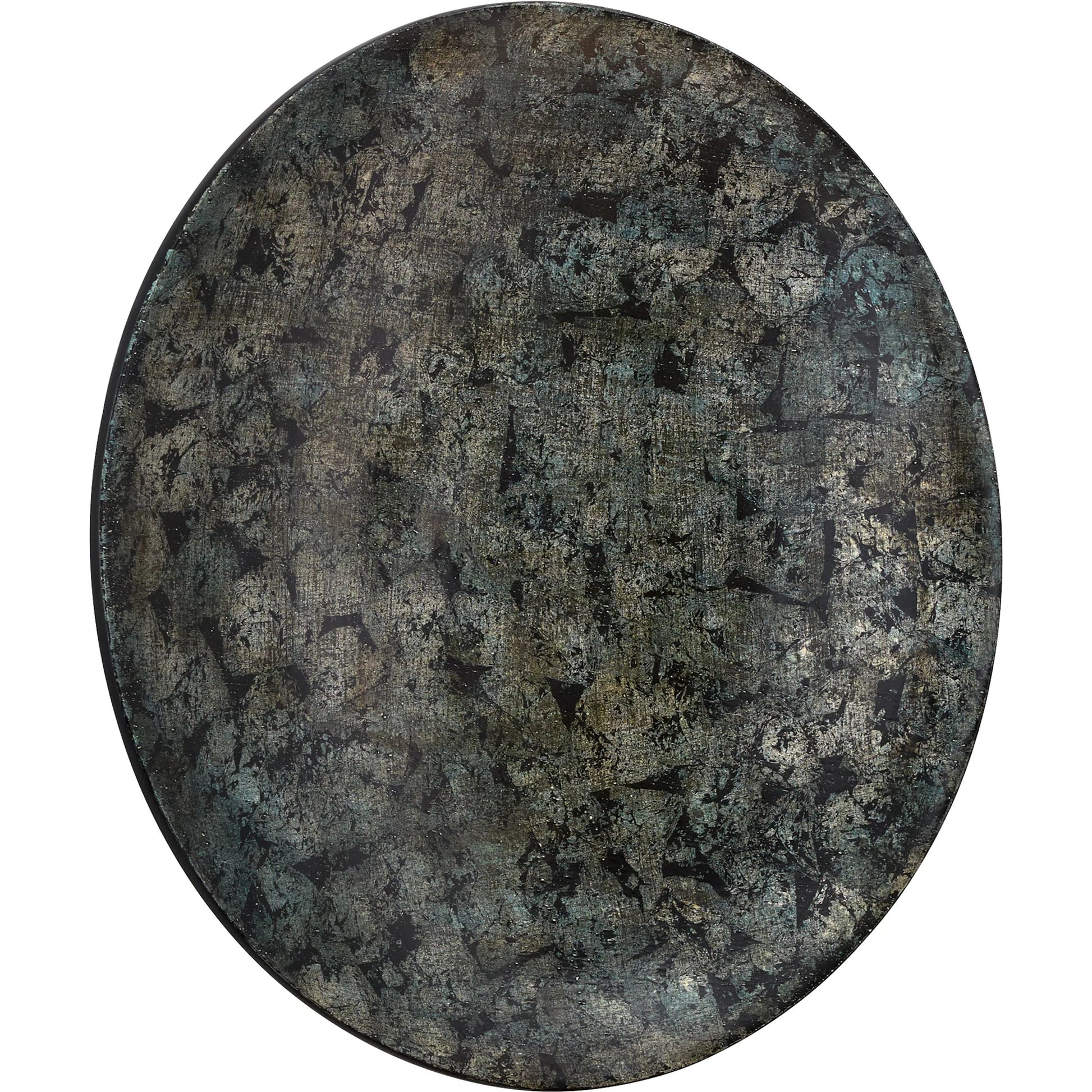 Lunar Wall Decor by Cyan Design in silver, blue, black. Made from spun bamboo, mdf in a modern style.