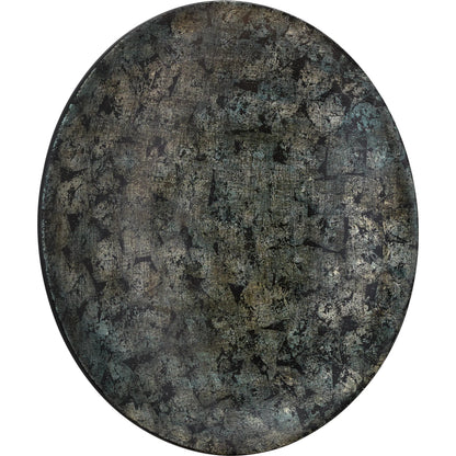 Lunar Wall Decor by Cyan Design in silver, blue, black. Made from spun bamboo, mdf in a modern style.