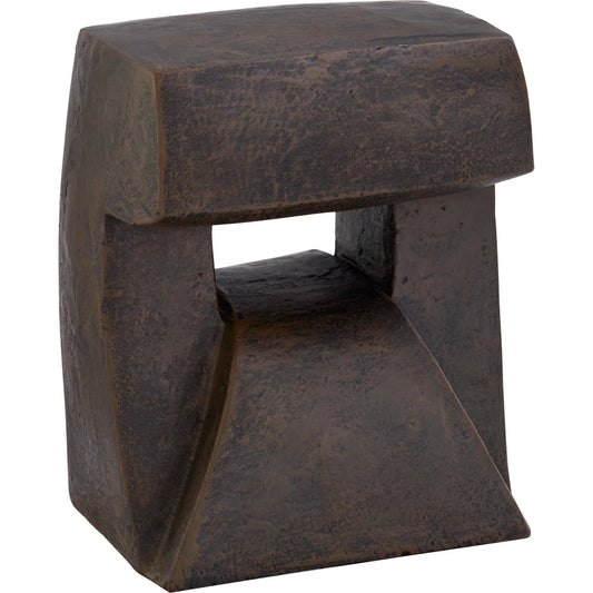 Moving Space Sculpture by Cyan Design in antique bronze. Made from cast iron in a unique style.