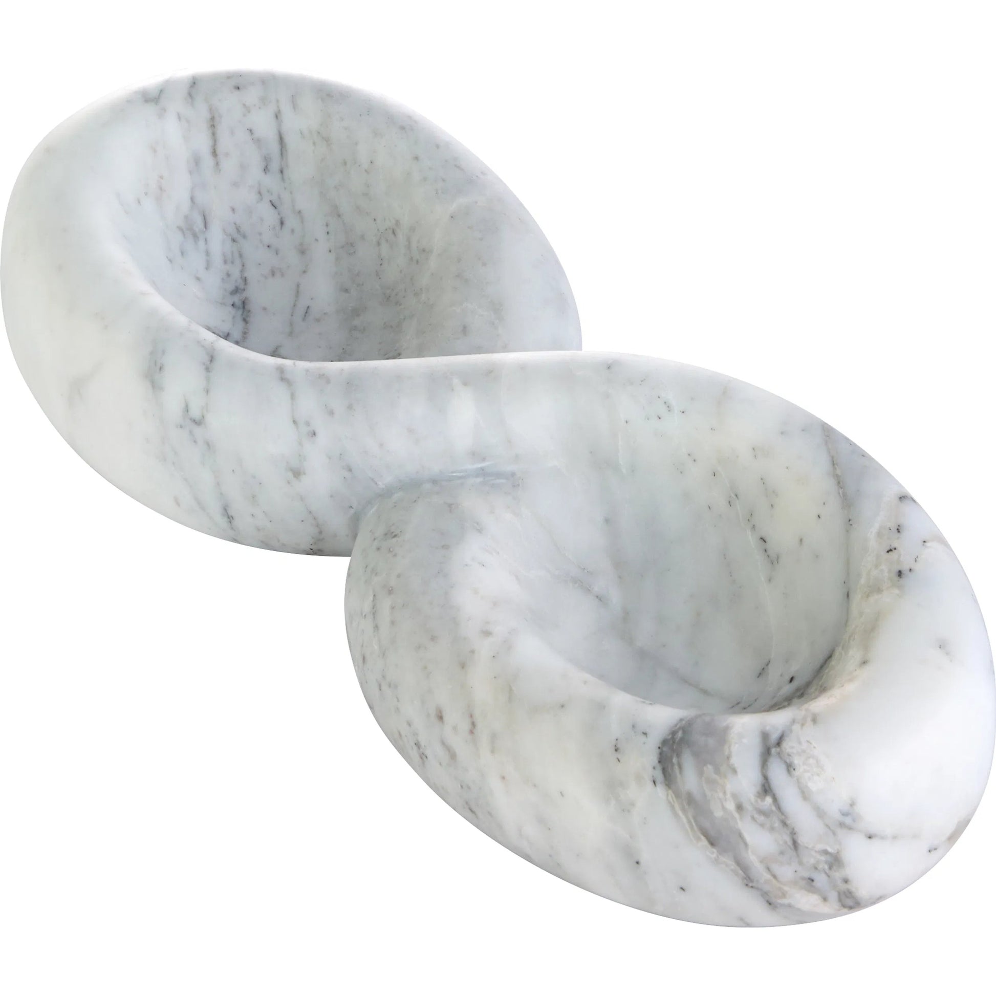 Continuum Tray by Cyan Design in arabescato. Made from marble in a modern style.