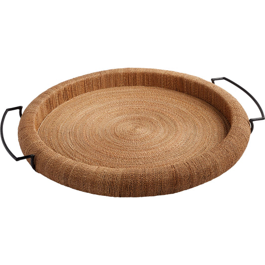 Montego Tray by Cyan Design in natural, matte black. Made from unique in a unique style.