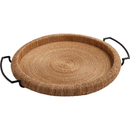 Montego Tray by Cyan Design in natural, matte black. Made from unique in a rustic style.