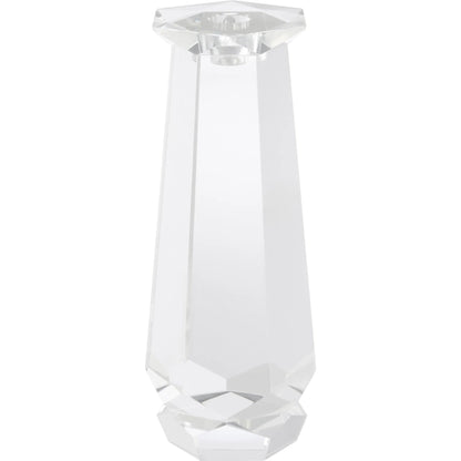 Faceted Candleholder by Cyan Design in clear. Made from crystal in a modern style.