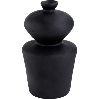 Sparta Vase by Cyan Design in black. Made from ecomix in a rustic style.