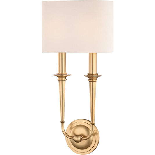 Lourdes Wall Sconce by Hudson Valley. Made from steel in a transitional style.