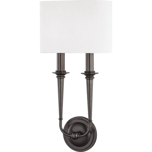Lourdes Wall Sconce by Hudson Valley. Made from steel in a transitional style.