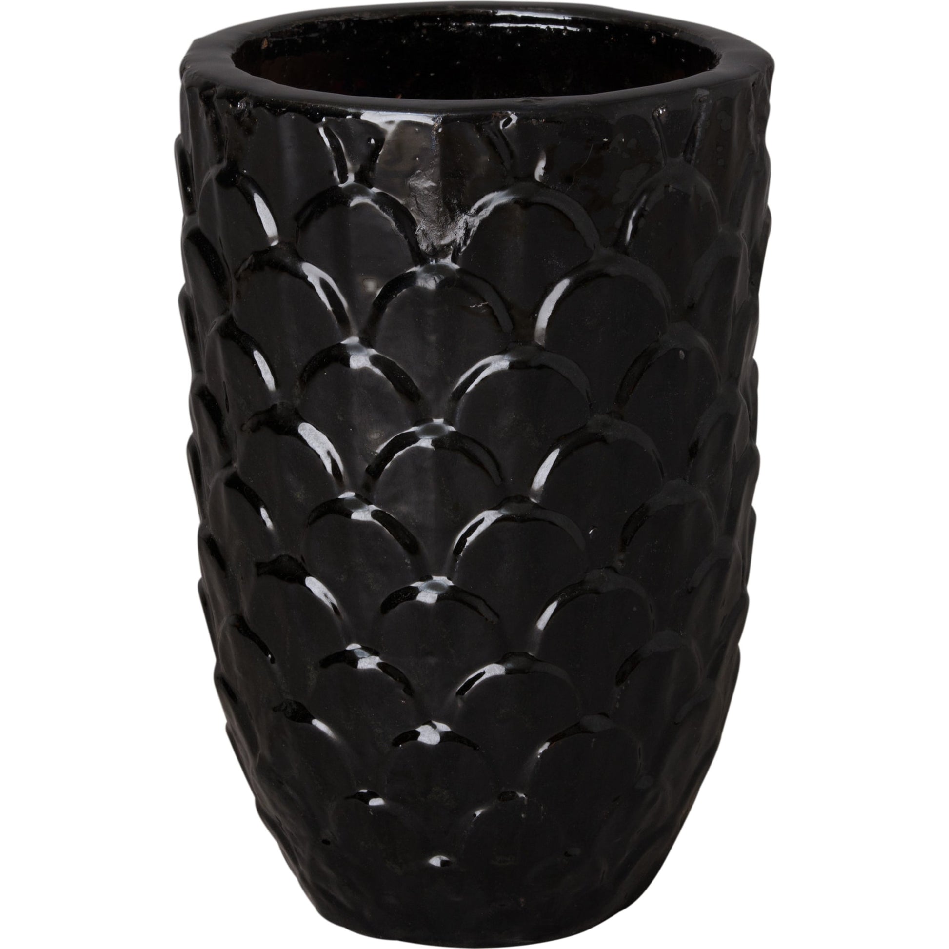 Pinecone Planter by Emissary USA in antique white. Made from unique in a cottage & farmhouse style.