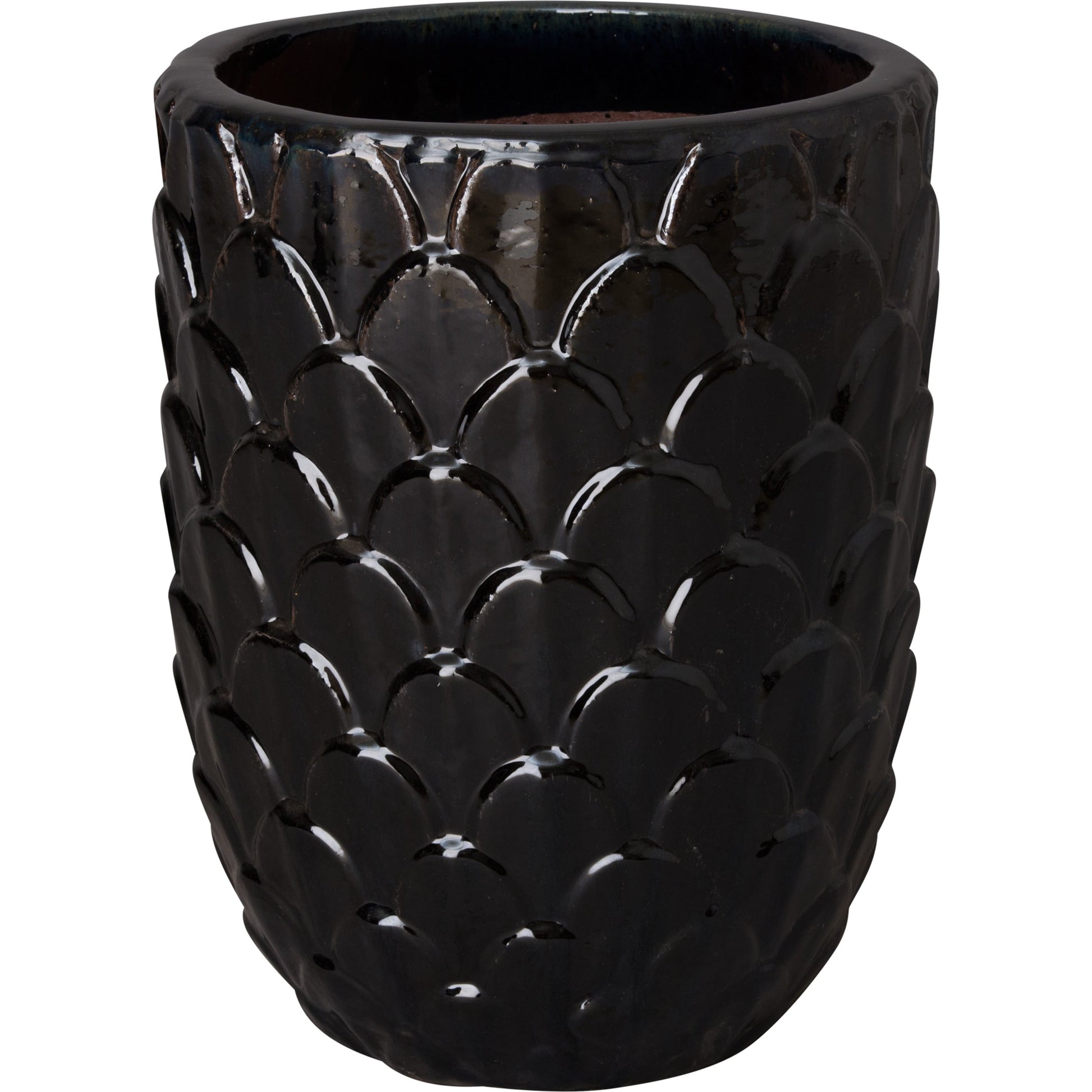 Pinecone Planter by Emissary USA in antique white. Made from unique in a cottage & farmhouse style.