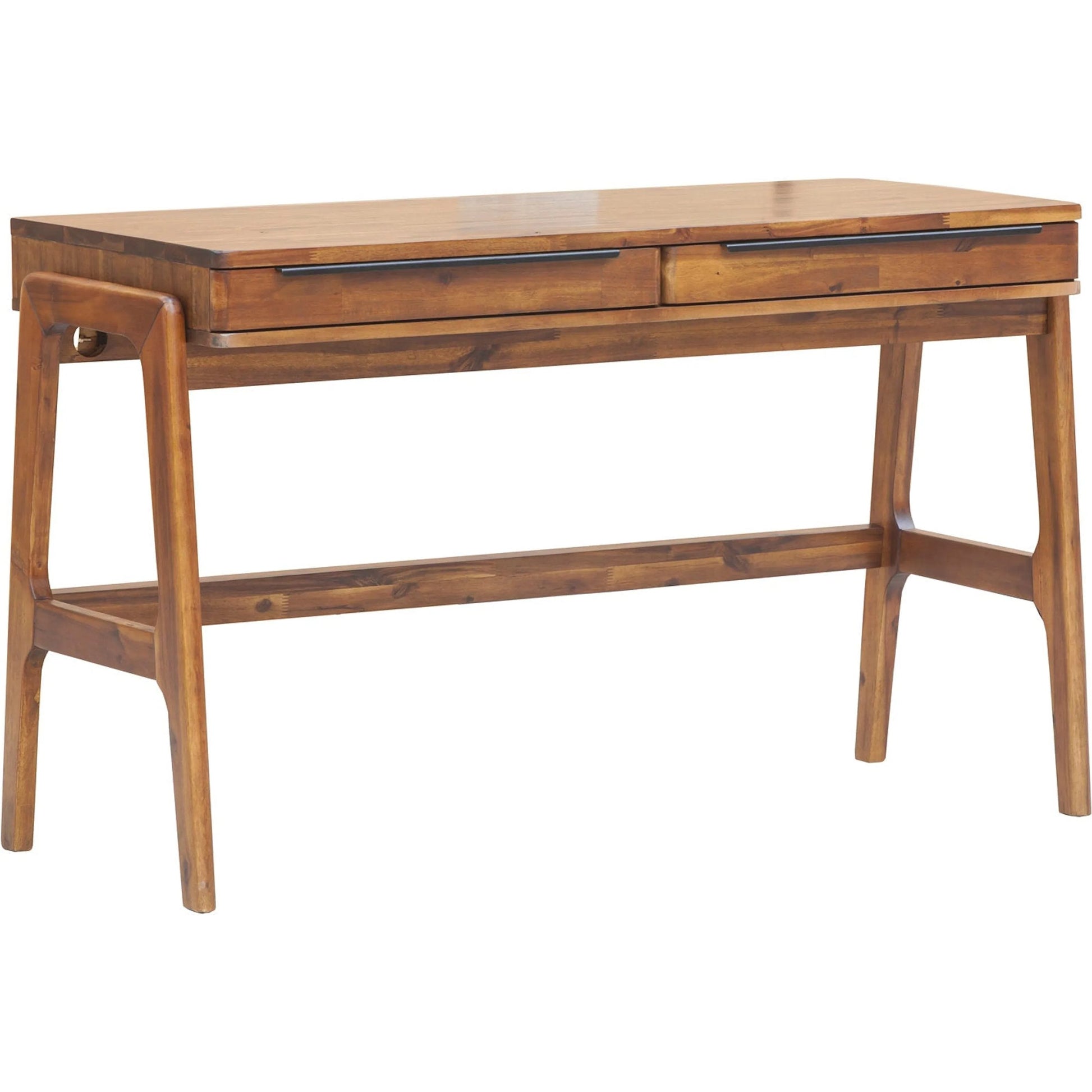Remix Writing Desk by LH Imports in brown. Made from solid acacia, veneer in a modern style.