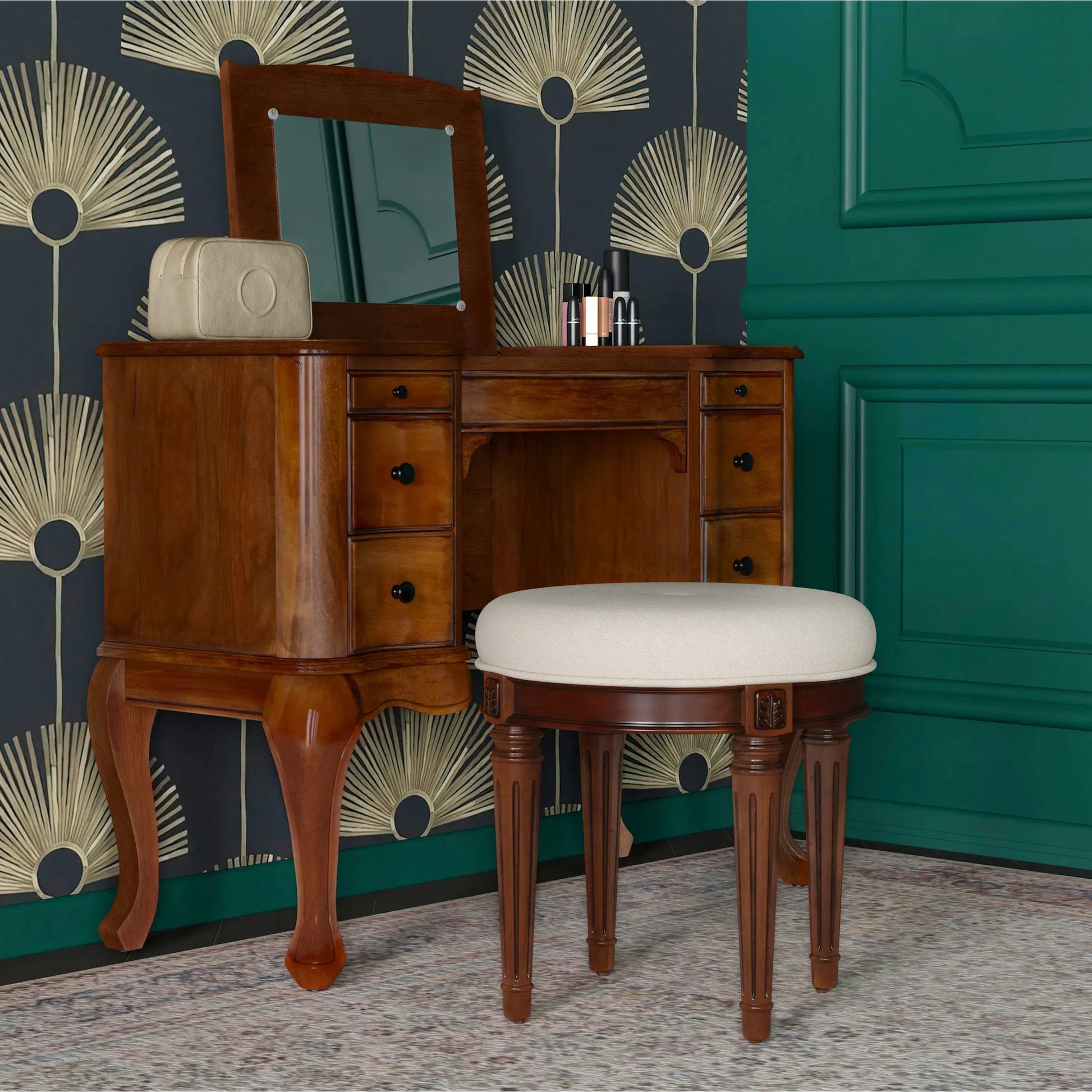 Bernadette Vanity Stool by Butler Specialty Company. Made from unique in a traditional style.