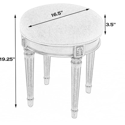 Bernadette Vanity Stool by Butler Specialty Company. Made from unique in a traditional style.