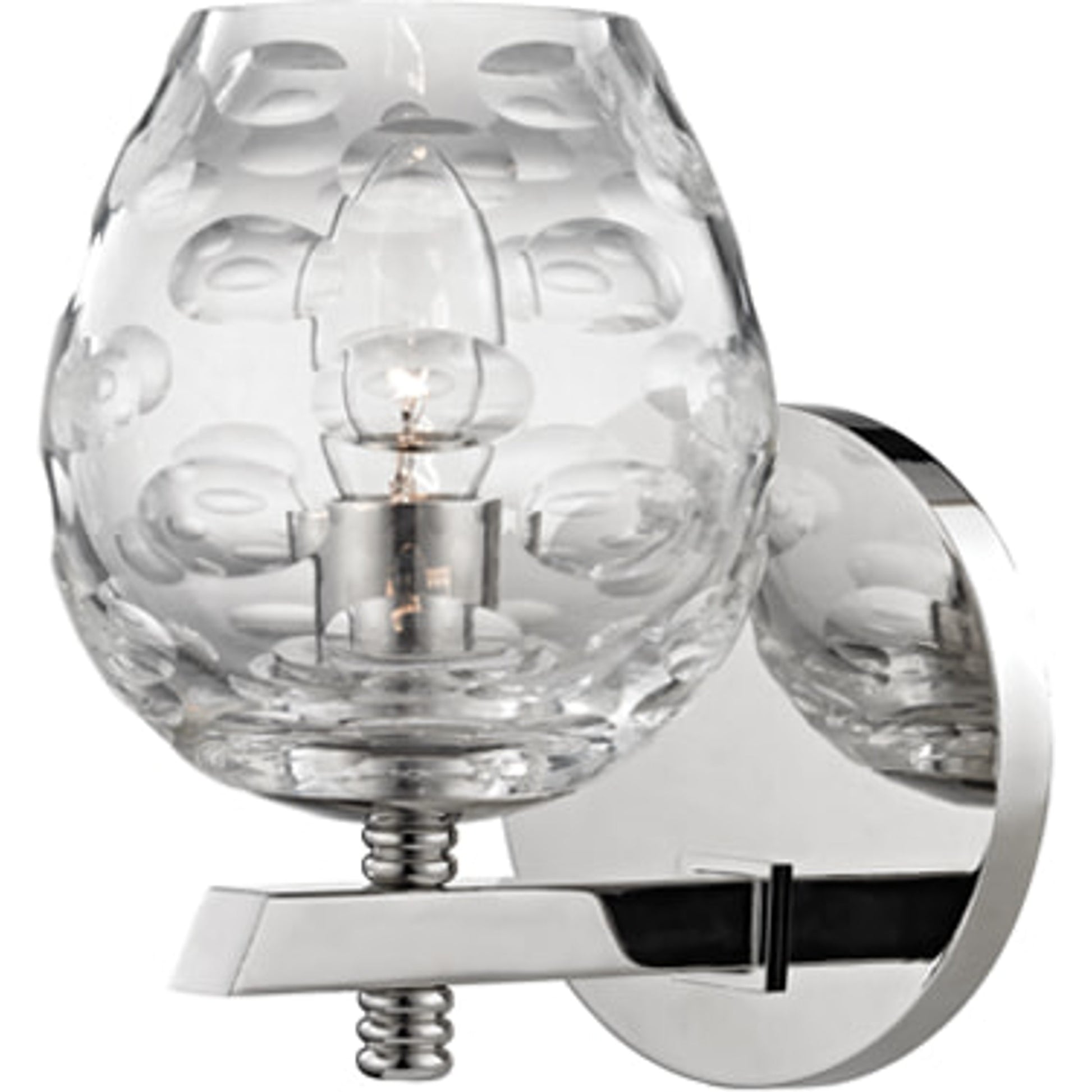 Burns Bath Bracket Light by Hudson Valley. Made from steel in a modern style.