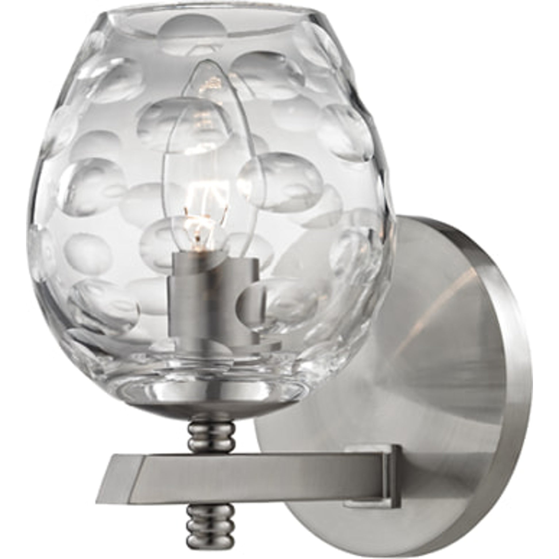 Burns Bath Bracket Light by Hudson Valley. Made from steel in a modern style.