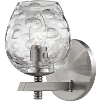 Burns Bath Bracket Light by Hudson Valley. Made from steel in a modern style.