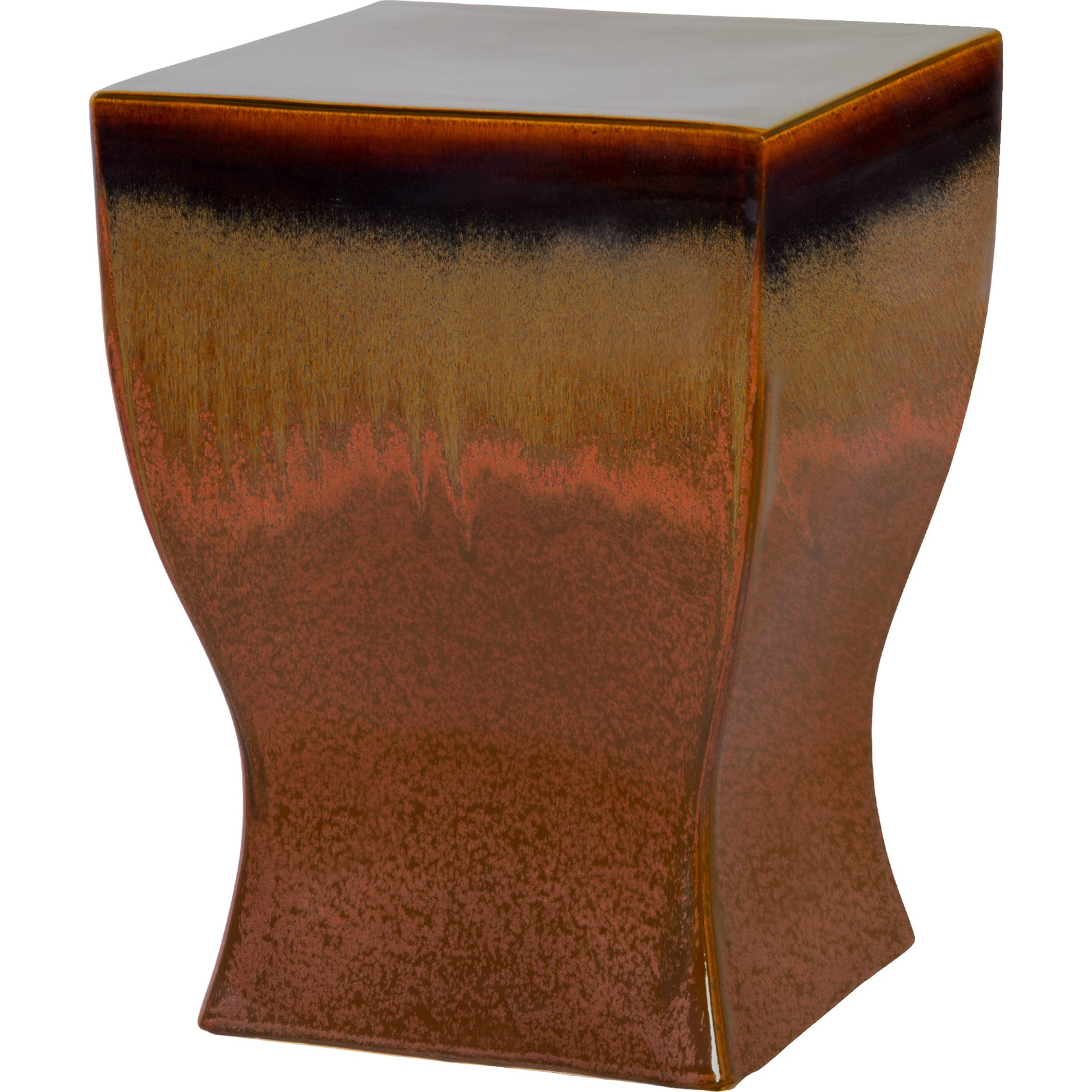 Square Garden Stool by Emissary USA. Made from unique in a transitional style.