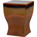 Square Garden Stool by Emissary USA. Made from unique in a transitional style.