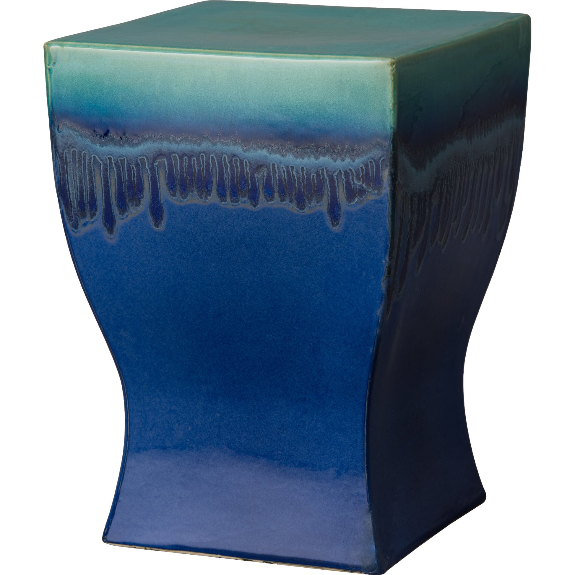 Square Garden Stool by Emissary USA. Made from unique in a transitional style.