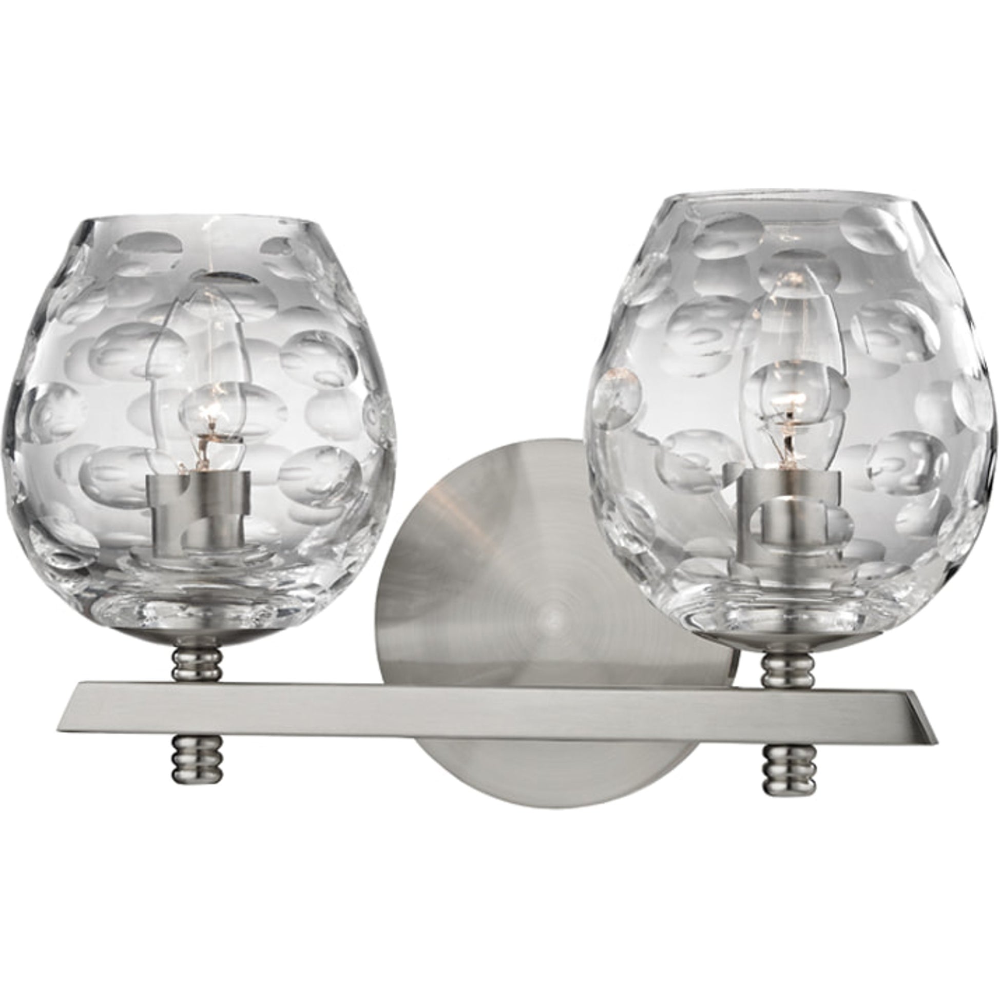 Burns Bath Bracket Light by Hudson Valley. Made from steel in a modern style.