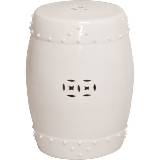 Large Drum Garden Stool by Emissary USA. Made from unique in a eclectic & global style.