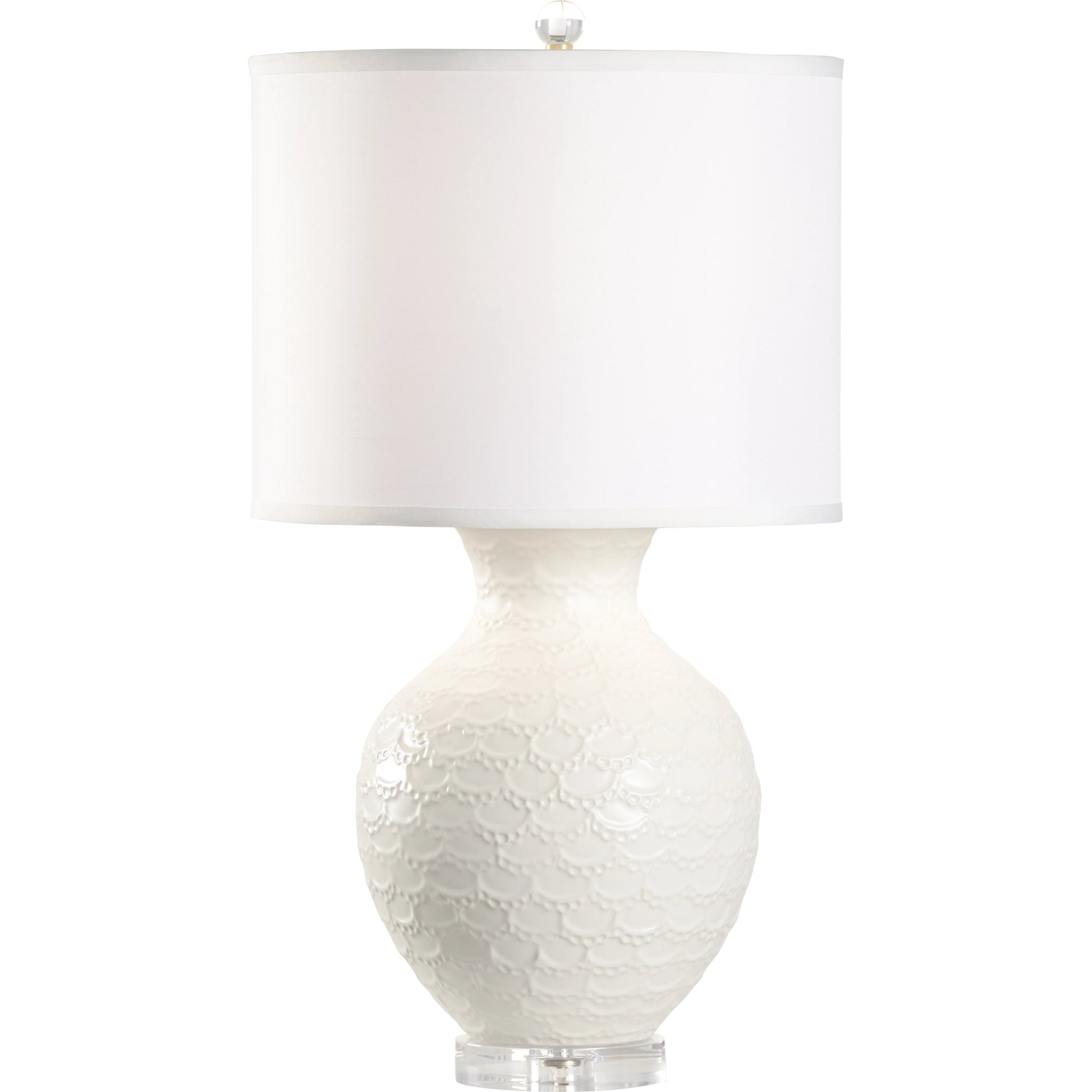 Venise Lamp by Wildwood in white, clear. Made from unique in a modern style.