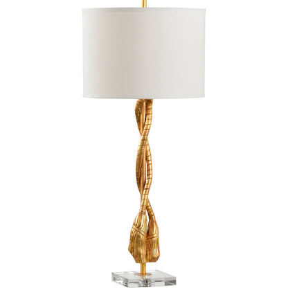 Pomp and Circumstance Lamp by Wildwood in gold, clear. Made from unique in a modern style.