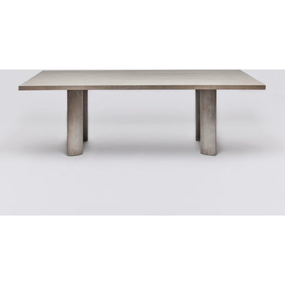 Aubry Dining Table by Interlude Home. Made from oak in a modern style.