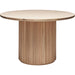 Laurel Round Dining Table by Interlude Home. Made from oak in a modern style.