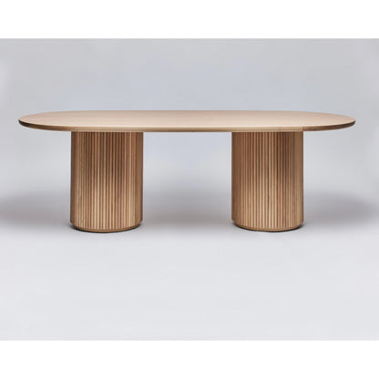 Laurel Oval Dining Table by Interlude Home. Made from oak in a modern style.