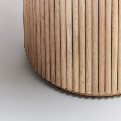 Laurel Oval Dining Table by Interlude Home. Made from oak in a modern style.