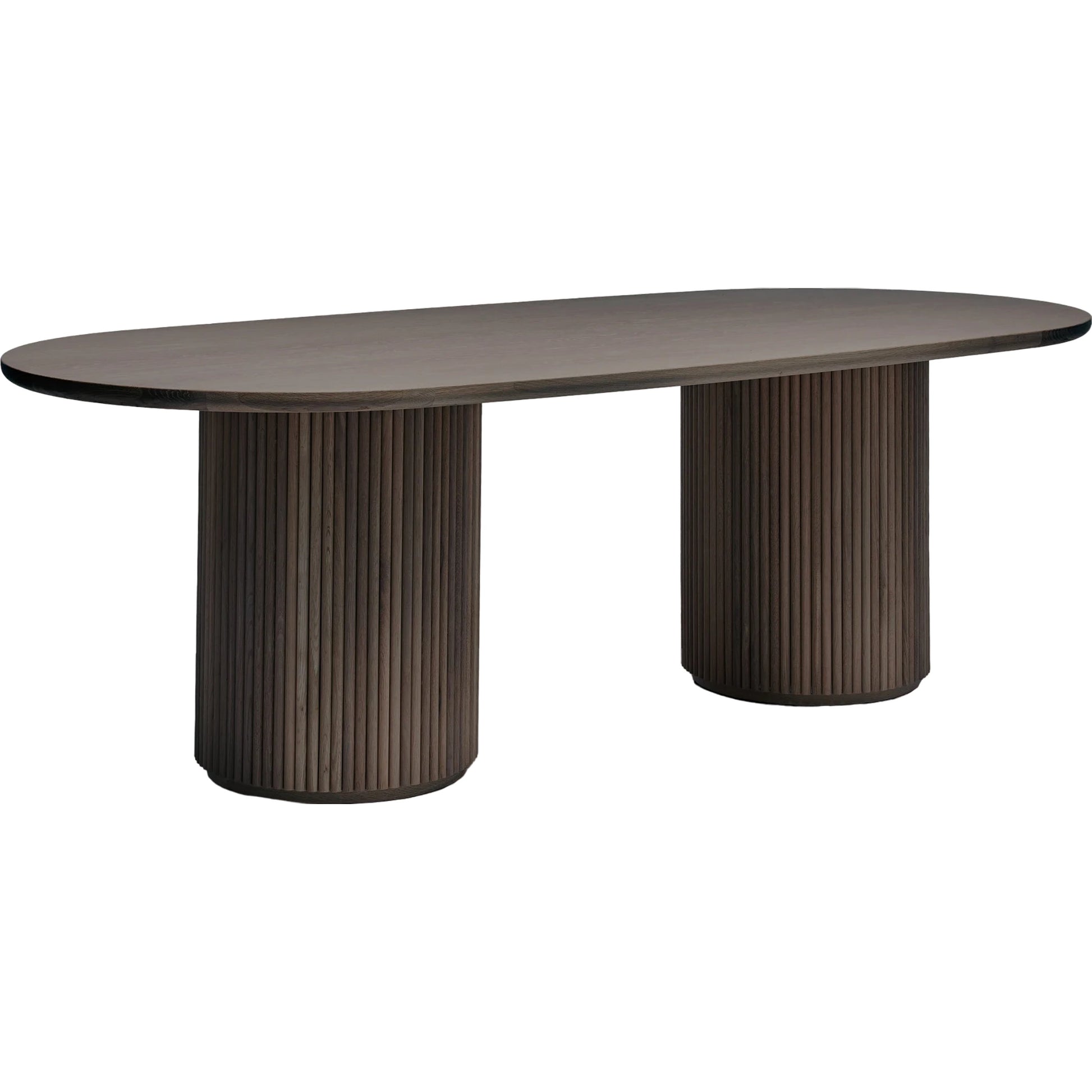 Laurel Oval Dining Table by Interlude Home. Made from oak in a modern style.