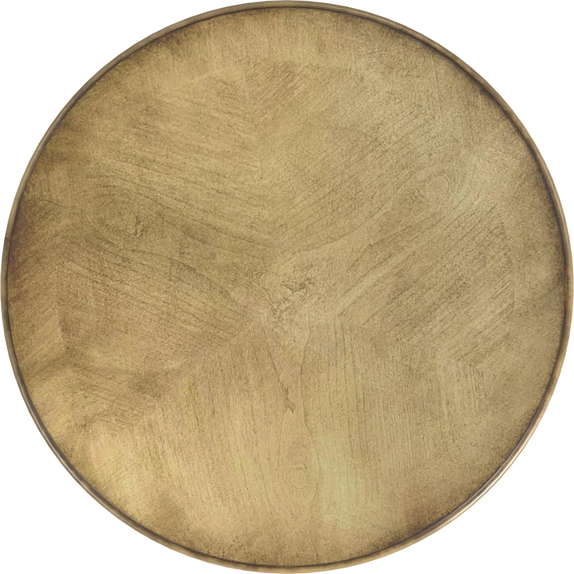 Lawrie Drum End Table by Butler Specialty Company in beige and antique beige. Made from rubberwood solids, mdf, cherry, maple and walnut veneers in a cottage & farmhouse style.