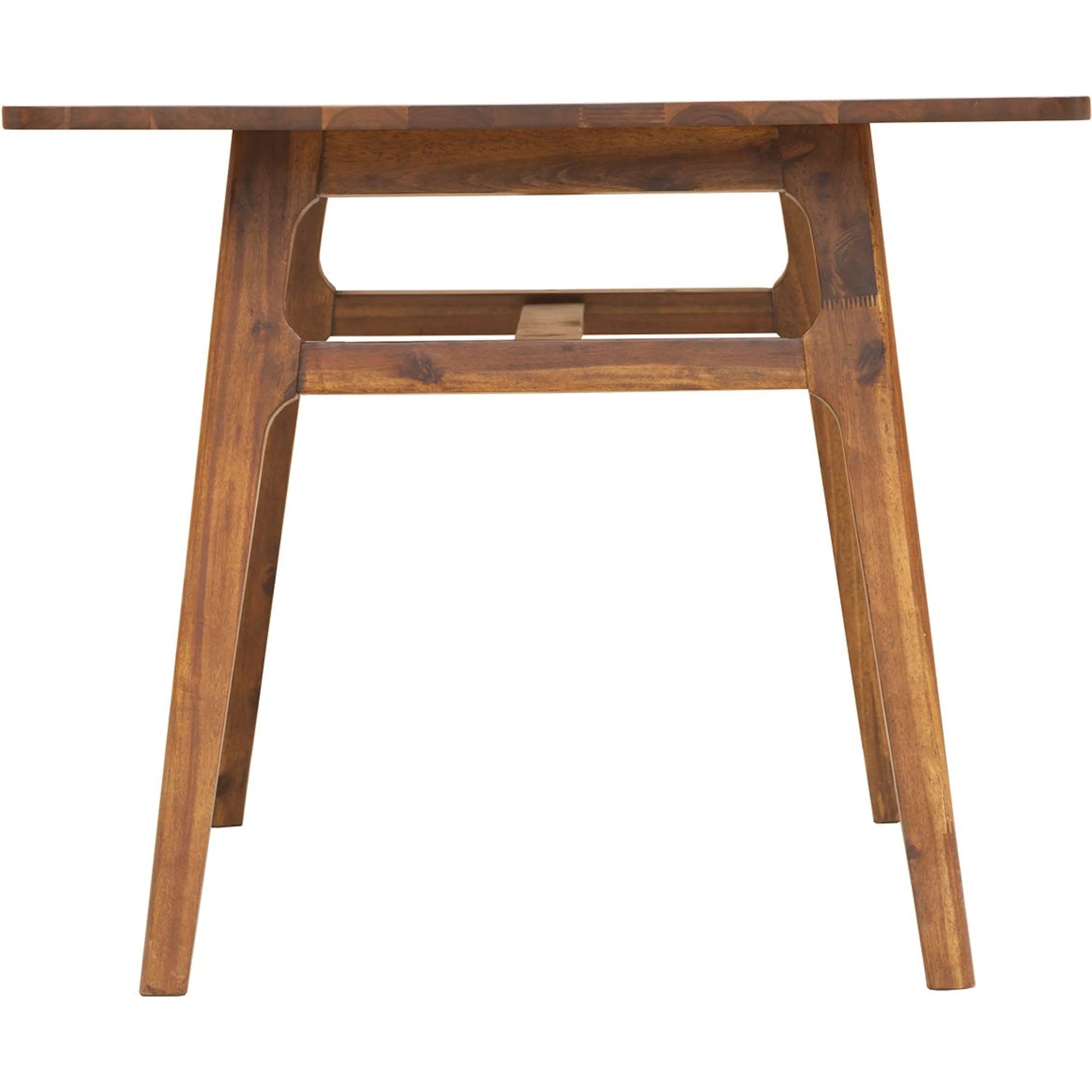 Remix Dining Table by LH Imports in brown. Made from solid acacia, veneer in a modern style.