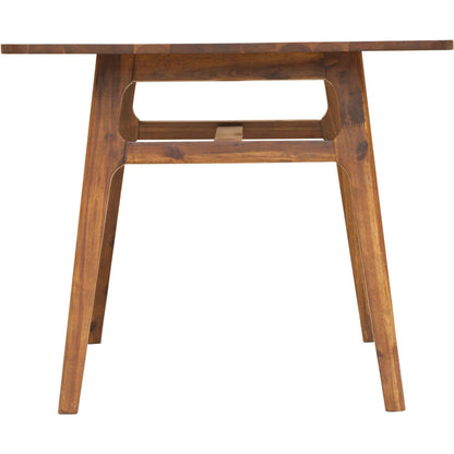 Remix Dining Table by LH Imports in brown. Made from solid acacia, veneer in a modern style.