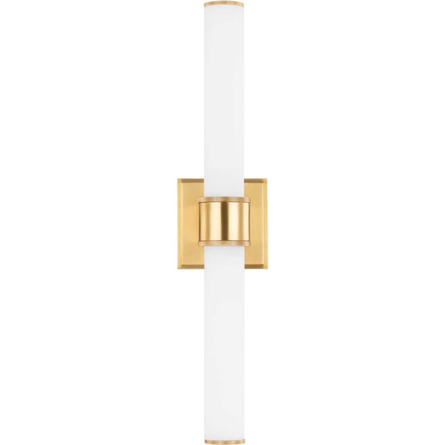 001 SI-1831190 | Primary Silo | Mill Valley 2 Light Wall Sconce by Hudson Valley in aged brass. Made from steel in a modern style.