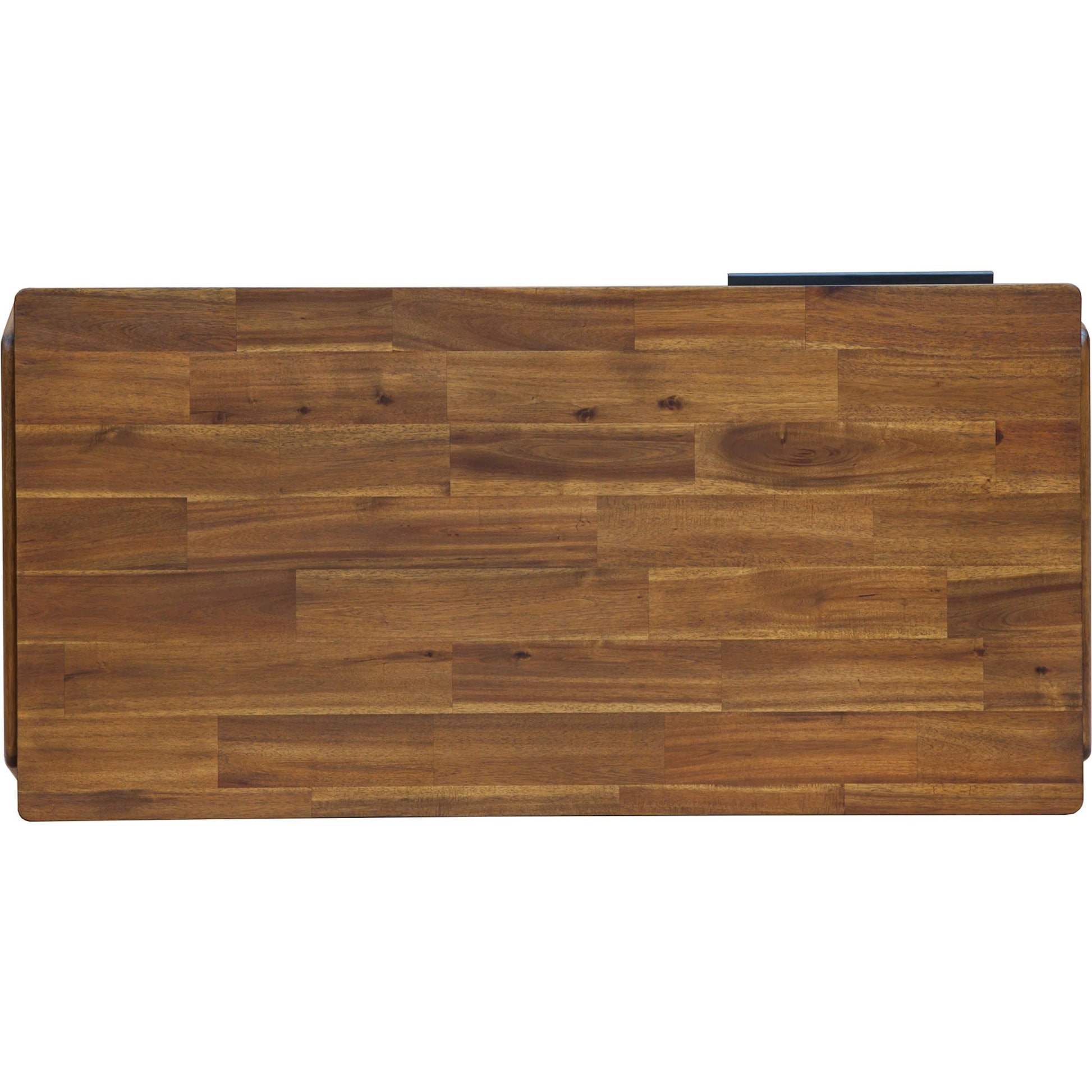 Remix Coffee Table by LH Imports in brown. Made from solid acacia, veneer in a modern style.