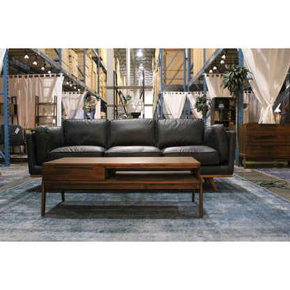 Remix Coffee Table by LH Imports in brown. Made from solid acacia, veneer in a modern style.