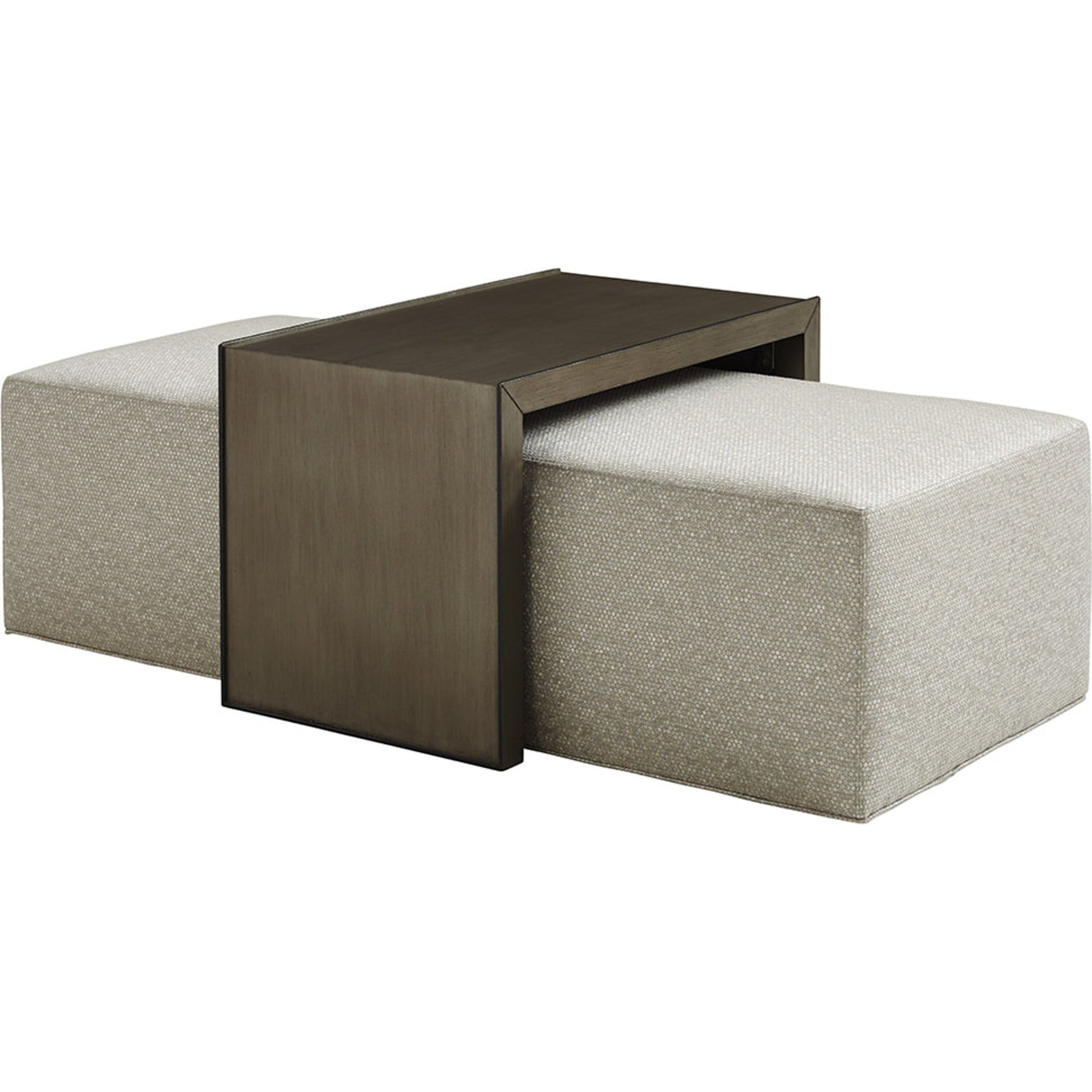 Savona Cocktail Ottoman with Slide by Lexington in taupe. Made from unique in a modern style.