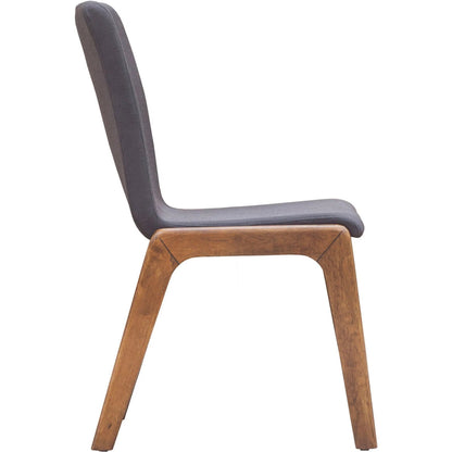 Remix Dining Chair by LH Imports. Made from solid acacia, fabric in a modern style.