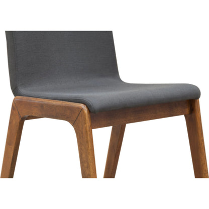 Remix Dining Chair by LH Imports. Made from solid acacia, fabric in a modern style.