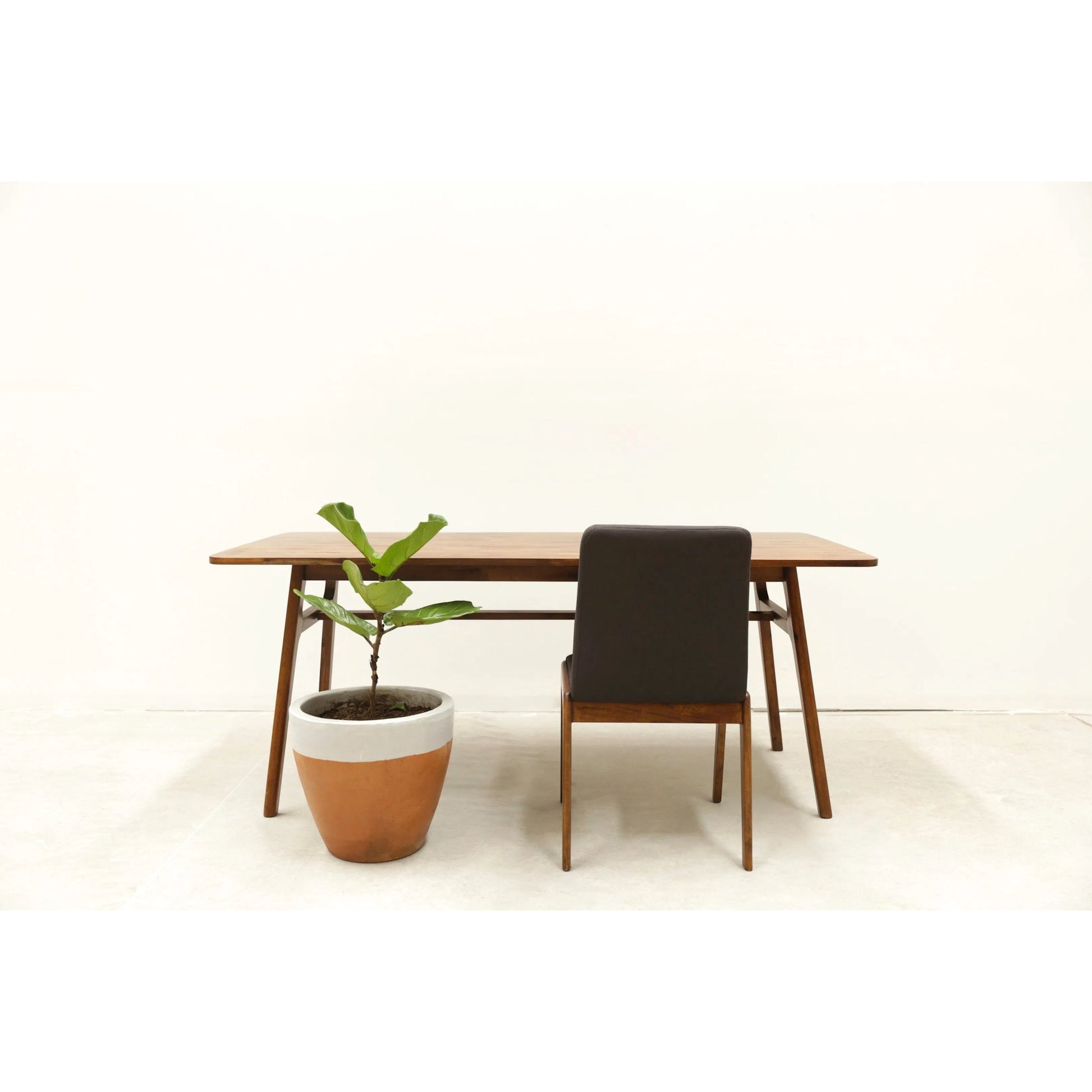 Remix Dining Chair by LH Imports. Made from solid acacia, fabric in a modern style.