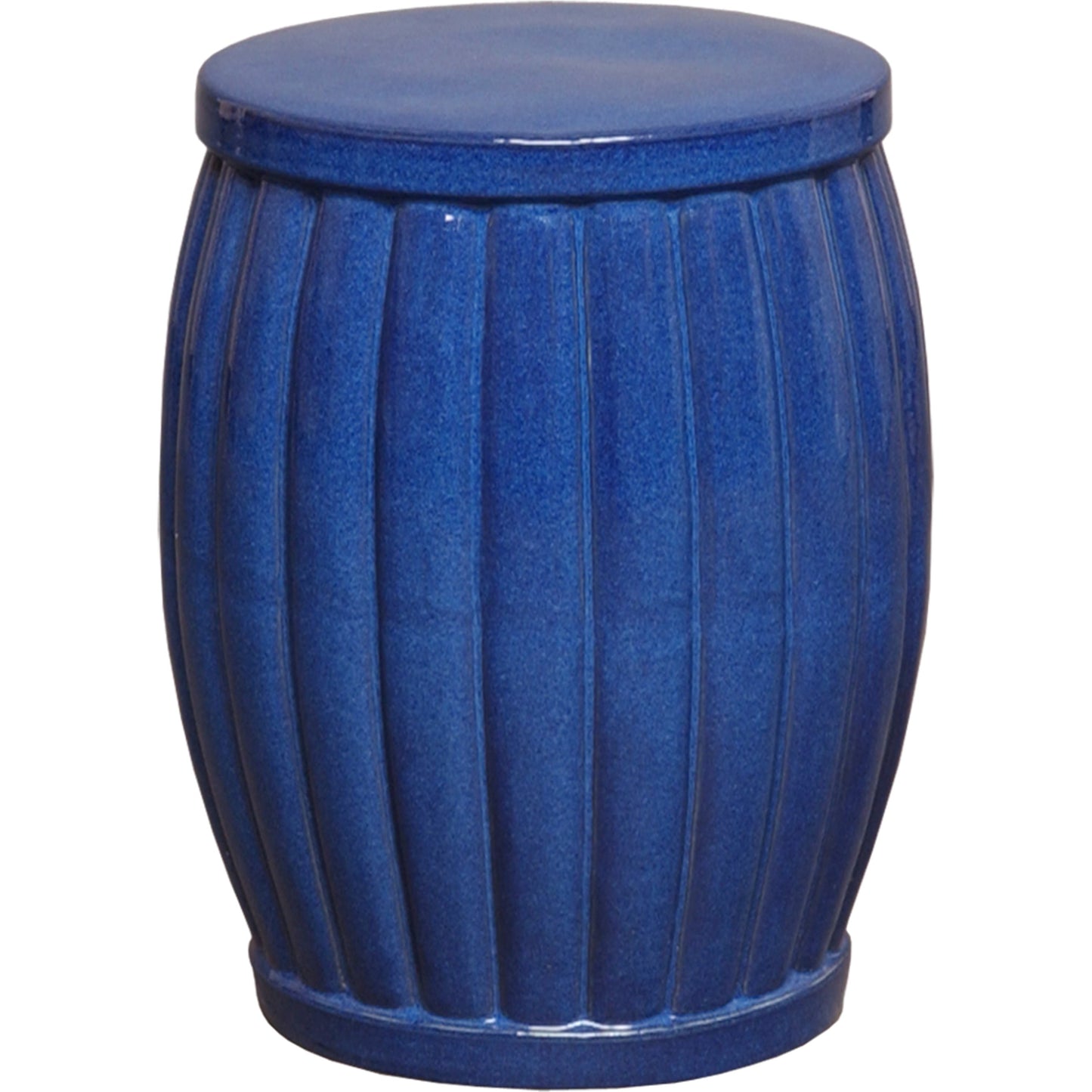 001 S-300421 | Primary Silo | Fluted Garden Stool by Emissary USA. Made from unique in a modern style.