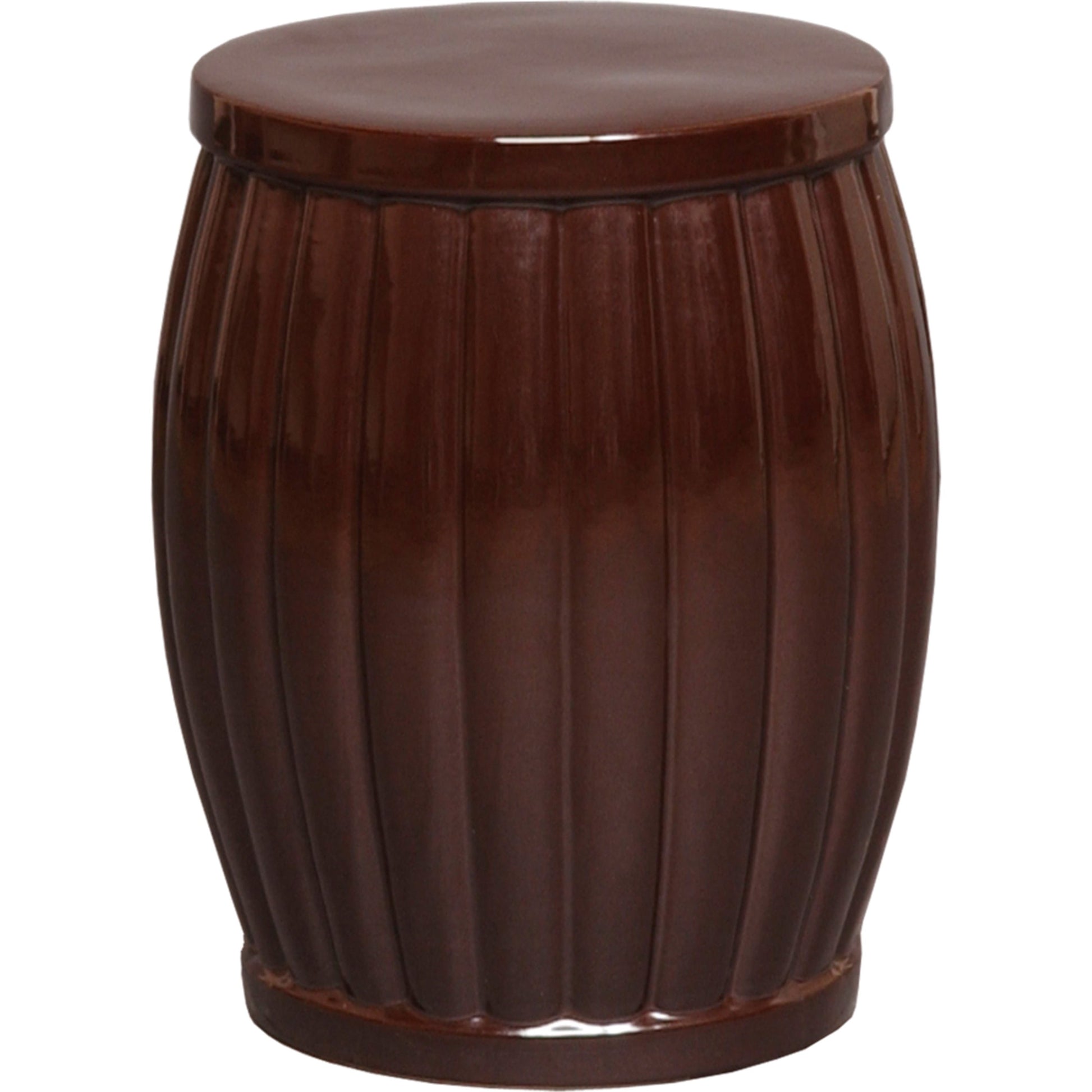 Fluted Garden Stool by Emissary USA. Made from unique in a modern style.