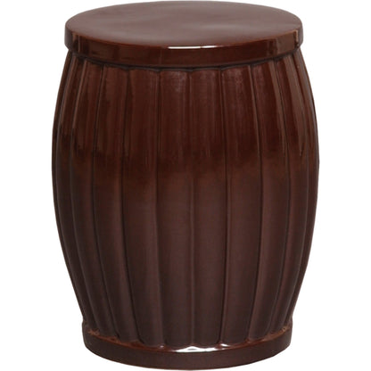 Fluted Garden Stool by Emissary USA. Made from unique in a modern style.