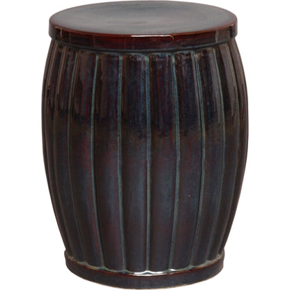 Fluted Garden Stool by Emissary USA. Made from unique in a modern style.